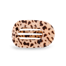 Load image into Gallery viewer, Teleties Medium Round Flat Hair Clip | Blonde Tortoise