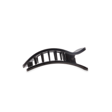 Load image into Gallery viewer, Teleties Small Rectangle Flat Hair Clip | Jet Black