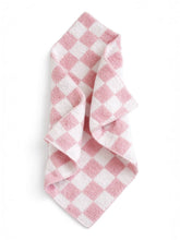 Load image into Gallery viewer, Phufy® Bliss Checkerboard Mini Blanket - Strawberry