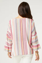 Load image into Gallery viewer, Coco + Carmen - Millicent Ruffle Sleeve Top - Pink/Mint