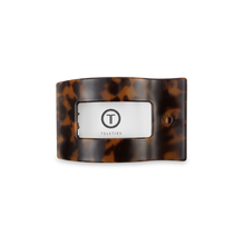 Load image into Gallery viewer, Teleties Small Rectangle Flat Hair Clip | Tortoise
