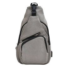 Load image into Gallery viewer, NEW! Anti-theft Daypack Corduroy Large - Fall Favorites: Corduroy Olive