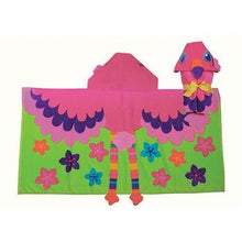 Load image into Gallery viewer, Stephen Joseph - Hooded Bath Towel - Flamingo