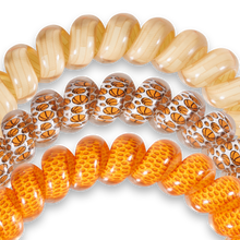 Load image into Gallery viewer, Spiral Hair Coils | Large | Basketball Hair Ties