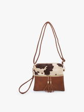 Load image into Gallery viewer, M1785 Tara Double Zip Crossbody/Wristlet