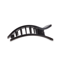 Load image into Gallery viewer, Teleties Medium Rectangle Flat Hair Clip | Jet Black