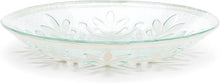 Load image into Gallery viewer, Demdaco - Snowflake Shallow Glass Bowl