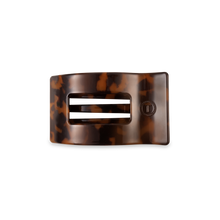 Load image into Gallery viewer, Teleties Small Rectangle Flat Hair Clip | Tortoise
