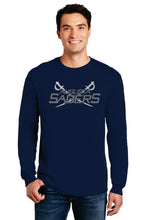 Load image into Gallery viewer, Augusta Sabers Long Sleeve Cotton Tee

