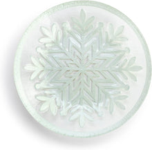 Load image into Gallery viewer, Demdaco - Snowflake Shallow Glass Bowl