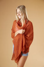 Load image into Gallery viewer, Hadley Wren - Insect Shield Scarf - Terracotta