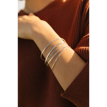Load image into Gallery viewer, &LIVY Posy Inspirational Bangle Bracelet | "Best Friends"