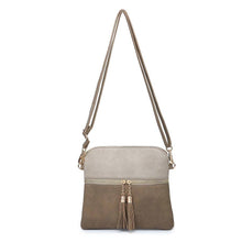 Load image into Gallery viewer, M1785 Tara Double Zip Crossbody/Wristlet