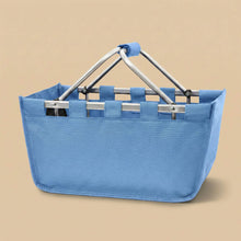 Load image into Gallery viewer, Large Market Tote - Blue Hydrangea