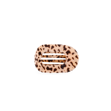 Load image into Gallery viewer, Teleties Tiny Round Flat Hair Clip | Blonde Tortoise