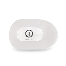 Load image into Gallery viewer, Coconut White Small Flat Round Clip