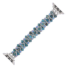 Load image into Gallery viewer, Apatite Azure Braided Apple Watch Strap by Cape Diablo - Small