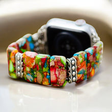 Load image into Gallery viewer, Chic Flower Stretch Apple Watch Strap by Cape Diablo - Small