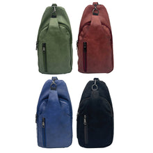 Load image into Gallery viewer, Anti-theft day crossbody sling daypack available for a monogram