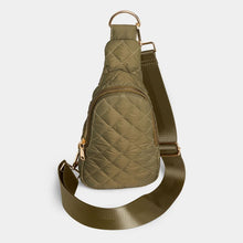 Load image into Gallery viewer, Coco + Carmen Rhea Puffer Cross Body Sling Bag - Olive
