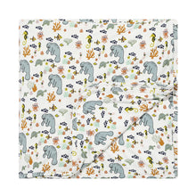 Load image into Gallery viewer, Emerson & Friends - Bamboo Blanket - Manatee