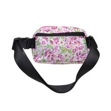 Load image into Gallery viewer, NEW! Nupouch Anti-theft Belt Bag: Pink & Green Floral