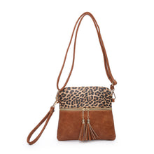 Load image into Gallery viewer, M1785 Tara Double Zip Crossbody/Wristlet