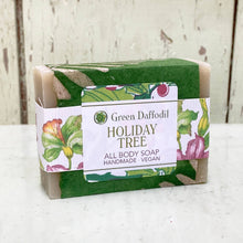Load image into Gallery viewer, Holiday Tree Candle & Soap Dish Kit - Christmas Gift Set