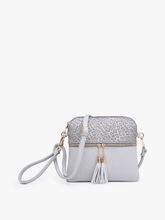 Load image into Gallery viewer, M1785 Tara Double Zip Crossbody/Wristlet