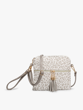 Load image into Gallery viewer, M1785 Tara Double Zip Crossbody/Wristlet