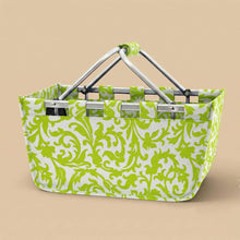 Load image into Gallery viewer, Large Market Tote - Lime Floral