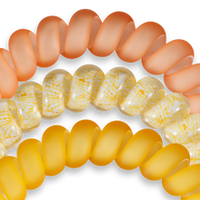 Load image into Gallery viewer, Spiral Hair Coils | Large | Summer Solstice Hair Ties