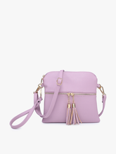 Load image into Gallery viewer, M1785 Tara Double Zip Crossbody/Wristlet