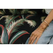 Load image into Gallery viewer, &LIVY Posy Inspirational Bangle Bracelet | "Born For Greatness"