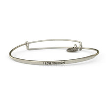 Load image into Gallery viewer, &LIVY Posy Inspirational Bangle Bracelet | "I Love You"