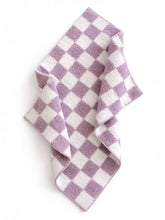 Load image into Gallery viewer, Phufy® Bliss Checkerboard Mini Blanket - Violet