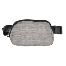Load image into Gallery viewer, Calla Bags - NuPouch Woven Twill Belt Bag - Gray