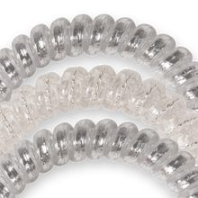 Load image into Gallery viewer, Teleties Classic Small Hair Ties | Silver Slay