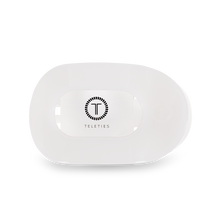 Load image into Gallery viewer, Coconut White Medium Flat Round Clip