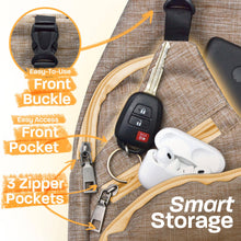 Load image into Gallery viewer, NEW! Anti-theft Daypack Corduroy Large - Fall Favorites: Corduroy Olive