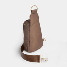 Load image into Gallery viewer, Coco + Carmen Rhea Puffer Cross Body Sling Bag - Mushroom