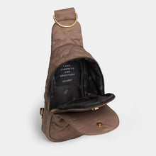 Load image into Gallery viewer, Coco + Carmen Rhea Puffer Cross Body Sling Bag - Mushroom
