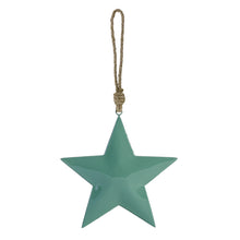 Load image into Gallery viewer, Enamel Star Ornament | 8" Green