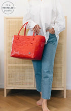 Load image into Gallery viewer, Handed By - Paris Chili Red Recycled Tote