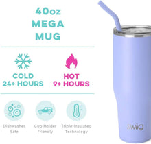 Load image into Gallery viewer, Swig Life - Mega Mug 30oz - Hydrangea