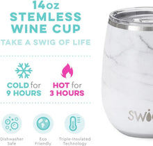Load image into Gallery viewer, Swig Life - 14 oz Stemless Wine Cup - Marble