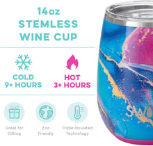 Load image into Gallery viewer, Swig Life - 14oz Stemless Wine Cup - Razzleberry