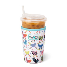 Load image into Gallery viewer, Swig Life - Medium Ice Cup Coolie - Funky Chicken