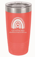 Load image into Gallery viewer, Rainbow-Tumbler-Coral