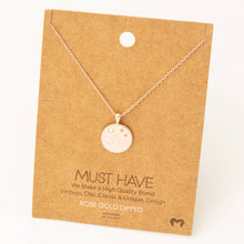 Load image into Gallery viewer, Mountain Coin Pendant Necklace: S
